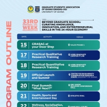 GRASAG week celebration flyer