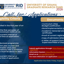 call for application flyer